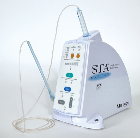 Picture of a computerized anesthetic device.